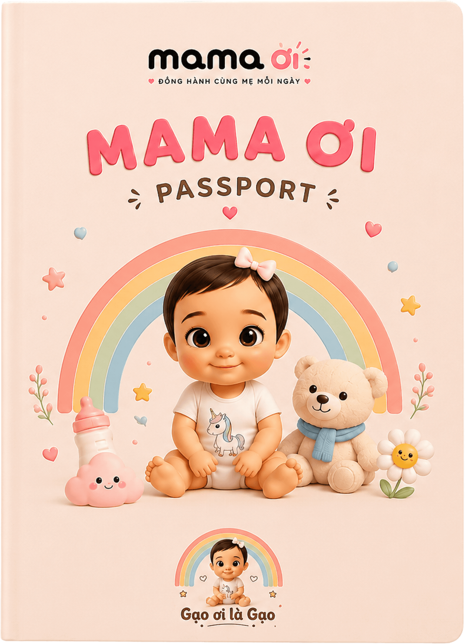 Mama Ơi Passport — bìa và trang thông tin thành viên