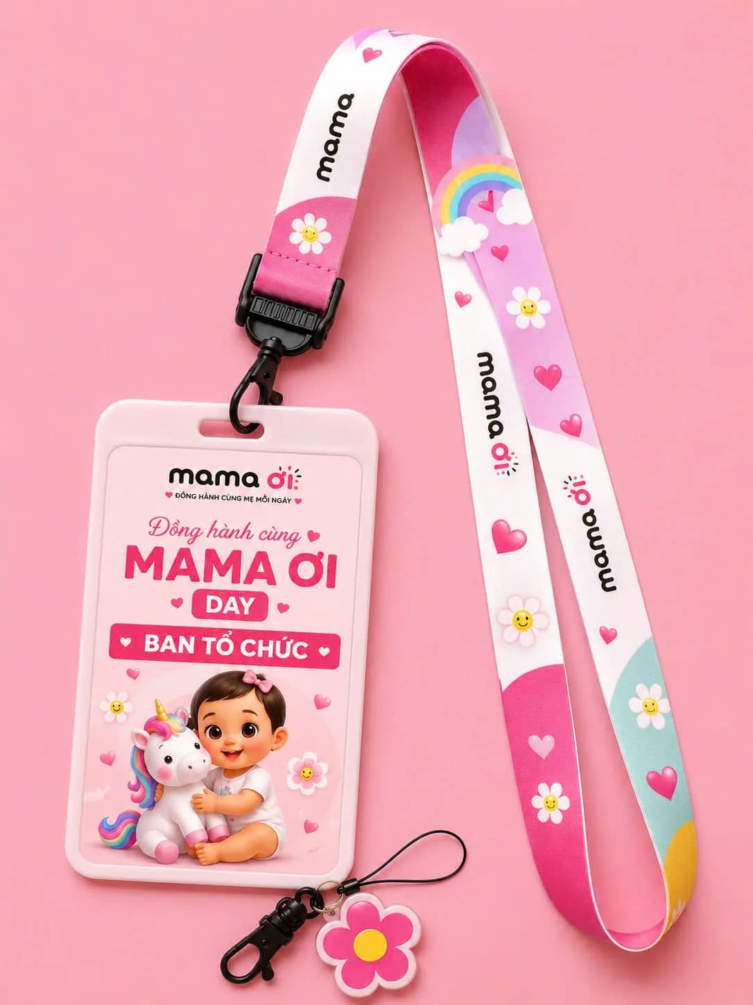 Dây đeo và thẻ tên Mama Ơi Day